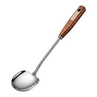 1 pc Cooking Spoon Stainless Steel Spoon for Non Stick Heat Resistant Kitchen Spoon 12.7x3.4in