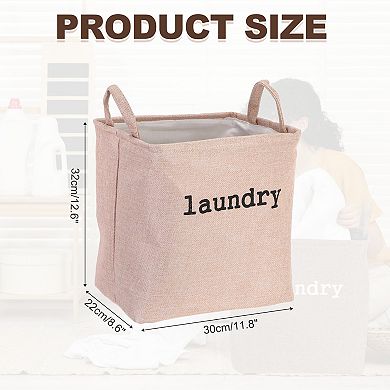 1Pc Laundry Hamper, Collapsible Laundry Basket with Handles