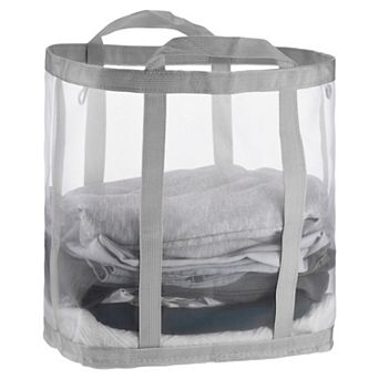 1 pc Collapsible Laundry Basket,Mesh Hamper with Handles