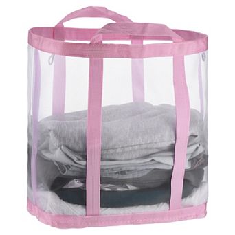1 pc Collapsible Laundry Basket,Mesh Hamper with Handles