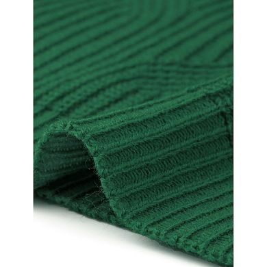 Women's Plus Size Sweater Turtleneck Long Sleeve Fall Winter Knit Chunky Pullover Sweater Tops