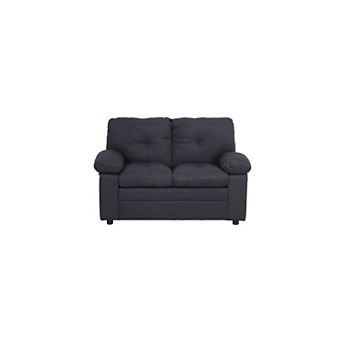 52.36" Modern Chenille Modular Loveseat