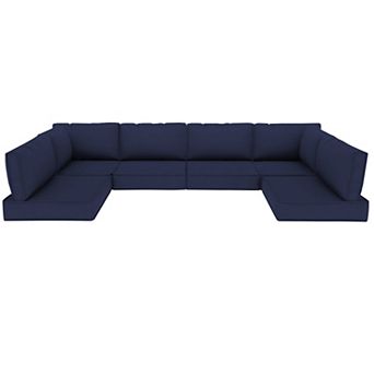 14 pc Outdoor Cushions for Patio Furniture Sectional Couch Cushions Replacement Sofa Cushions
