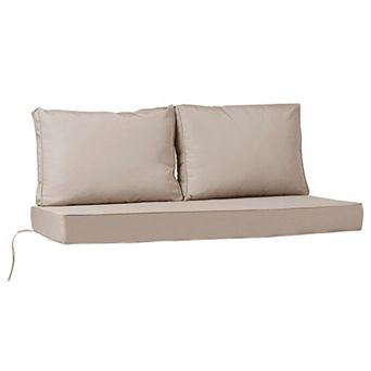 Outdoor Loveseat Cushion 48X24X5 in Patio Waterproof Bench Swing Seat Cushions for Porch Graden