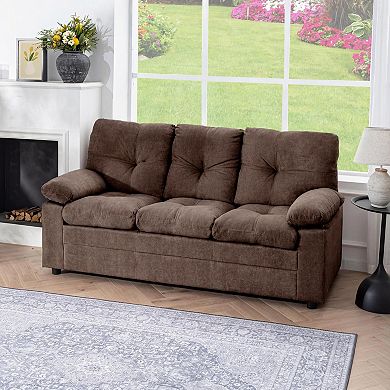 75.59" Modern Chenille Fabric Sofa