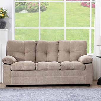 75.59" Modern Chenille Fabric Sofa