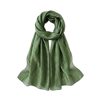 Women Lightweight Solid Color Fashion Scarf Elegant Long Wrap Shawl