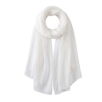 Women Lightweight Solid Color Fashion Scarf Elegant Long Wrap Shawl