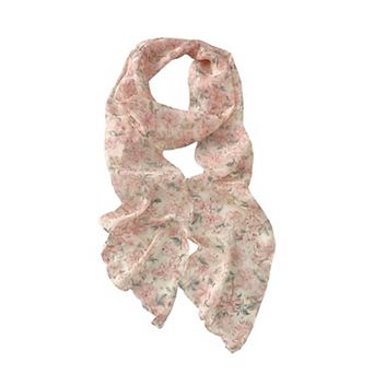 Women Floral Print Lightweight Fashion Scarf Soft Elegant Wrap Shawl