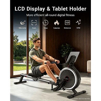 HARISON Rowing Machine for Home, Magnetic Rowing Machine with 16 Resistance Levels (HRK-W11)