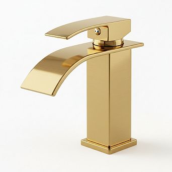 Single Handle Bathroom Faucet Lavatory Faucet Stainless Steel Single Hole-TP