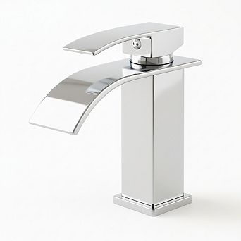 Single Handle Bathroom Faucet Lavatory Faucet Stainless Steel Single Hole-TP