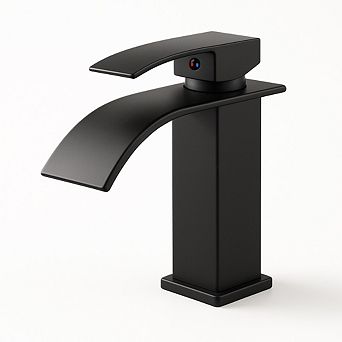 Single Handle Bathroom Faucet Lavatory Faucet Stainless Steel Single Hole-TP