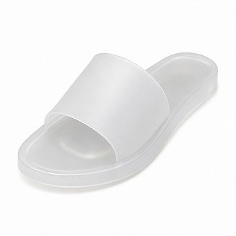 DIANA-1 Minimalist Jelly Open Toe Slide Sandals Slippers