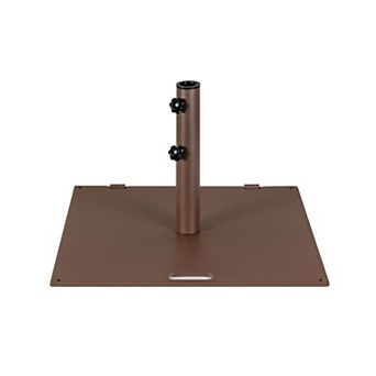 50 Lb Patio Umbrella Base Stand with Wheels for 1.6 Inch to 1.9 Inch Poles