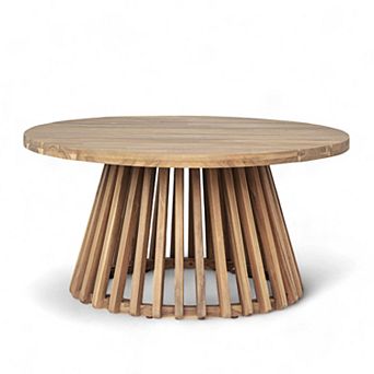 31.5 in Acacia Wood Patio Coffee Table