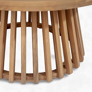 31.5 in. Acacia Wood Patio Coffee Table
