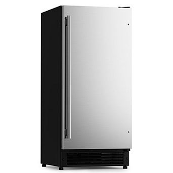 15 in Undercounter/Freestanding Ice Maker in Stainless Steel, 25 lbs./Day Crescent Ice