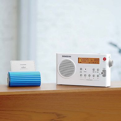 Sangean PR-D7 AM/FM Digital Rechargeable Portable Radio with Digital Tuning