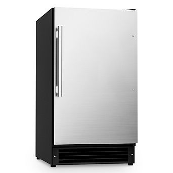 15 in Freestanding/Built-In Ice Maker in Stainless Steel, 22 lbs. / Day Crescent Ice
