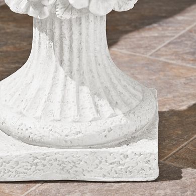 Traditional Garden Urn Planter, Decorative Flower Pot for Patio, Yard & Deck