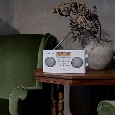 Sangean PR-D5BK AM/FM Portable Radio with Digital Tuning and RDS