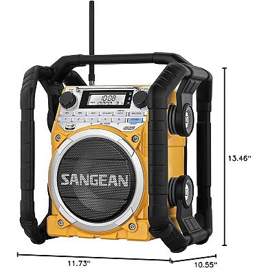 U4 Weather Alert Radio with Bluetooth, AM/FM, Aux‑in Ultra‑Rugged Rechargeable Digital Tuning