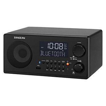 Sangean WR22 AM/FM‑RDS/Bluetooth/USB Table‑Top Digital Tuning Receiver