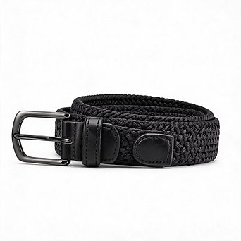 Men's Braided Stretch Golf Belt 1 3/8", Versatile for Daily Use