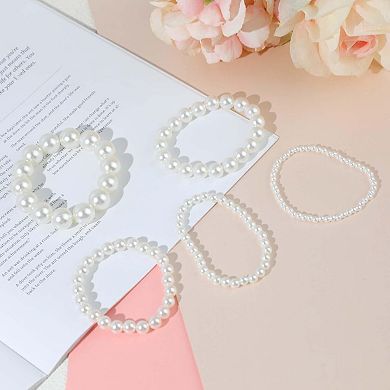 Elastic Pearl Bead Bracelet