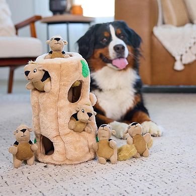 Interactive Plush Puzzle Dog Toy