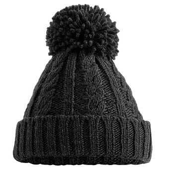 Beechfield Unsiex Adults Cable Knit Melange Beanie