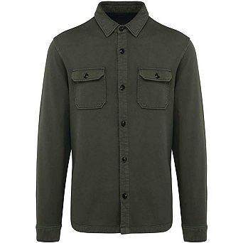 Native Spirit Unisex Adult Faded Brushed Fleece Overshirt