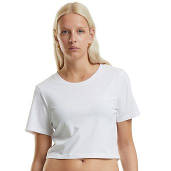 New Morning Studios Womens/Ladies Crop T-Shirt