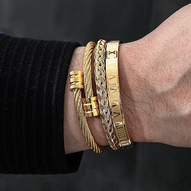 Roman Cuff Bracelet Set