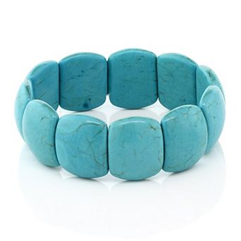 Simulated Turquoise Bangle