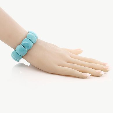 Simulated Turquoise Bangle