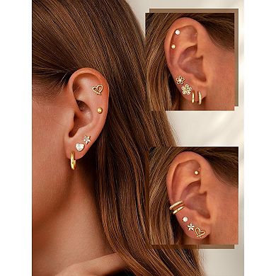 Dainty Flower Stud Earrings