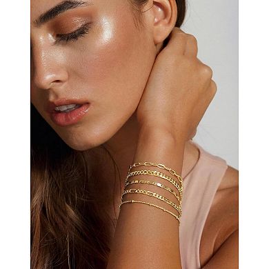 Dainty Chain Bracelet Set