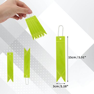 5Pcs Waterproof Safety Reflector Pendant for Schoolbag Bicycle