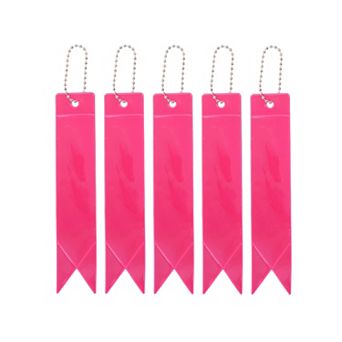 5 pc Waterproof Safety Reflector Pendant for Schoolbag Bicycle