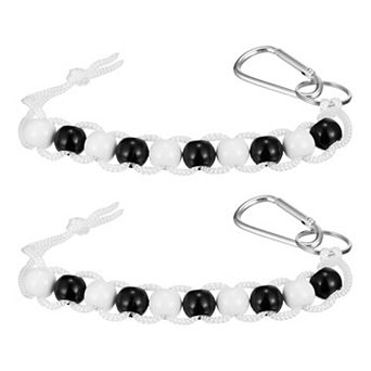 2 pc Golf Beads Counter, Golf Ball Beads Bracelet Count Stroke Score Sports Keeper Putting with Hook
