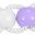 Light Purple 5 White 5