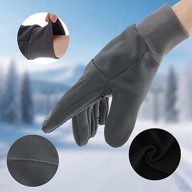 1Pair Full Finger Warm Running Gloves