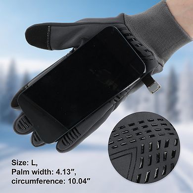 1Pair Full Finger Warm Running Gloves