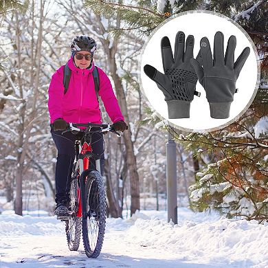 1Pair Full Finger Warm Running Gloves