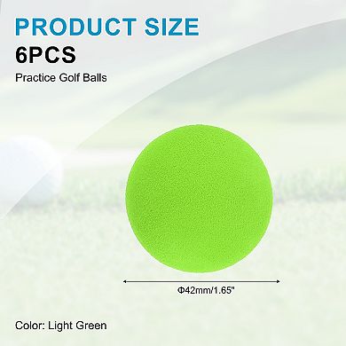 6Pcs Practice Golf Balls, Foam Golf Soft Balls