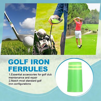 Golf Plastic Ferrules, Golf Club Ferrules Fits Tapered Steel Shafts 10Pcs