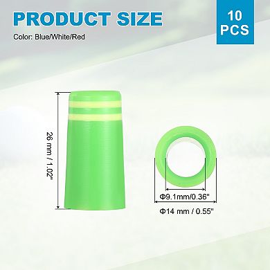 Golf Plastic Ferrules, Golf Club Ferrules Fits Tapered Steel Shafts 10Pcs