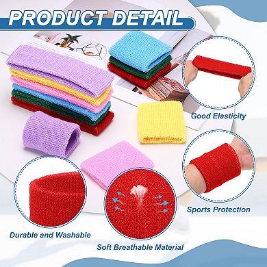 6 Pcs Sweatband Set, Sports Headband and Wristbands